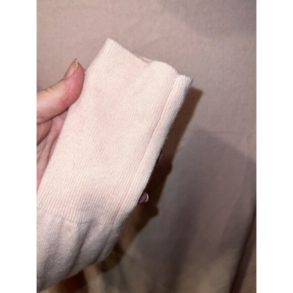 Talbots Sweater Womens XL Pure Cashmere Pink Roll Mock Neck Tunic  Quiet Luxury - Picture 4 of 8